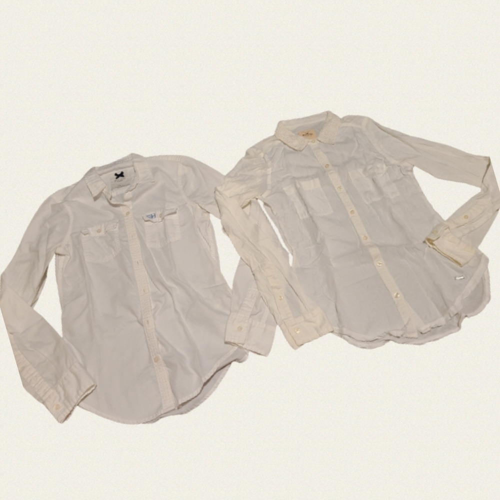 Hollister Gilly Hicks Shirt Bundle XS